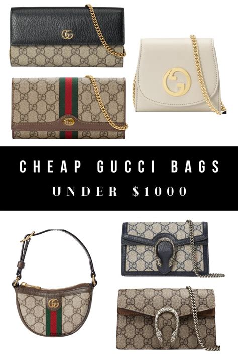 gucci bags under 1000|least expensive gucci bag.